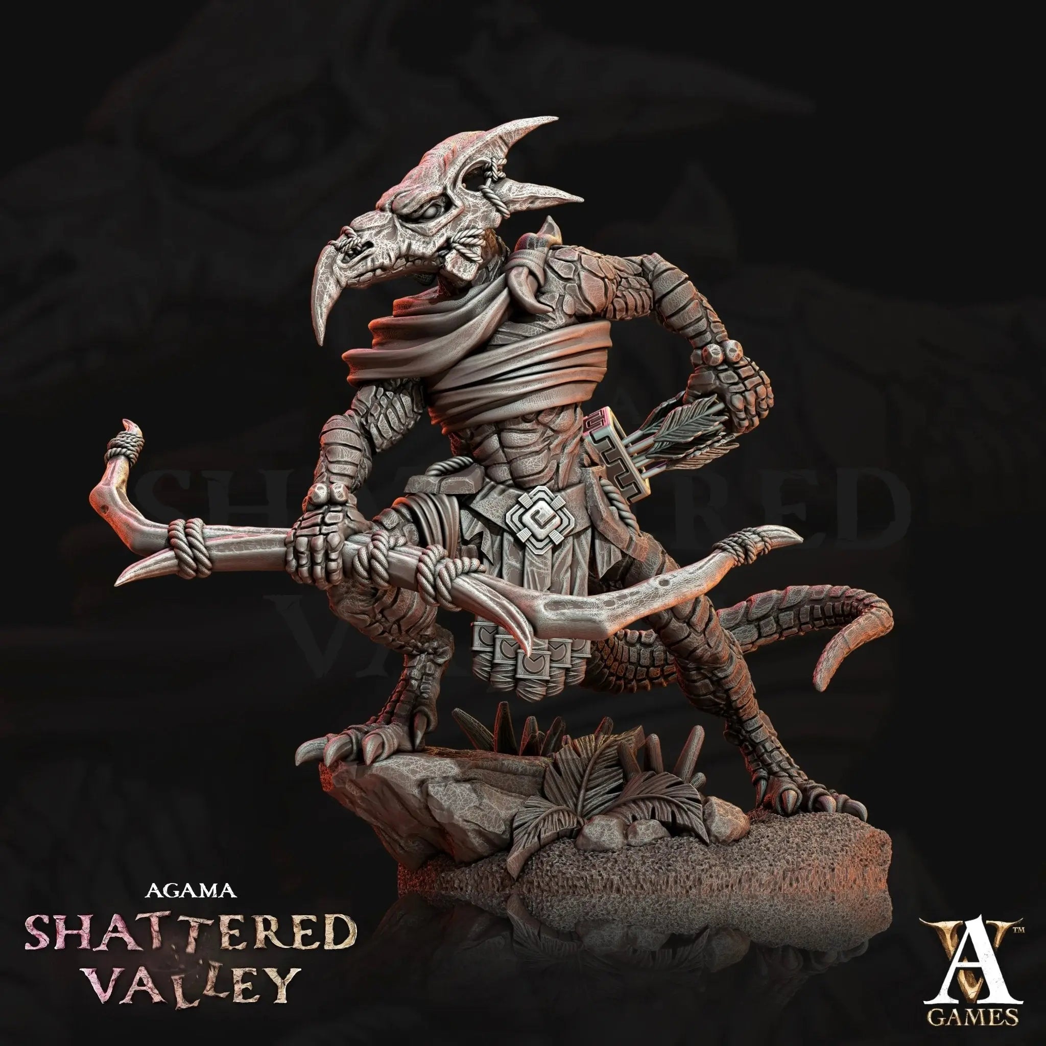 Agama - Shattered Valley STL Bundle - Archvillain Games