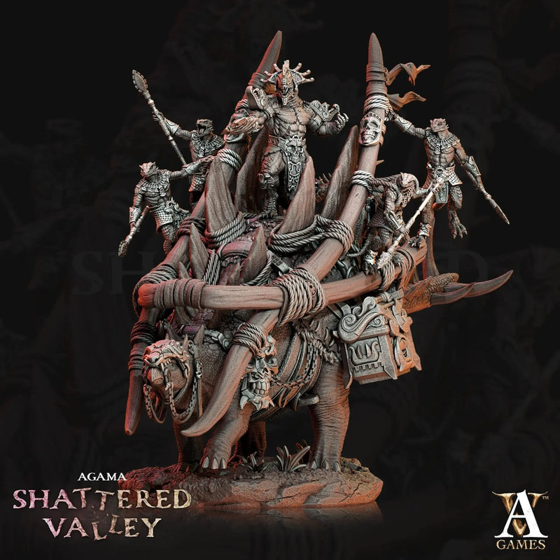 Agama - Shattered Valley STL Bundle - Archvillain Games