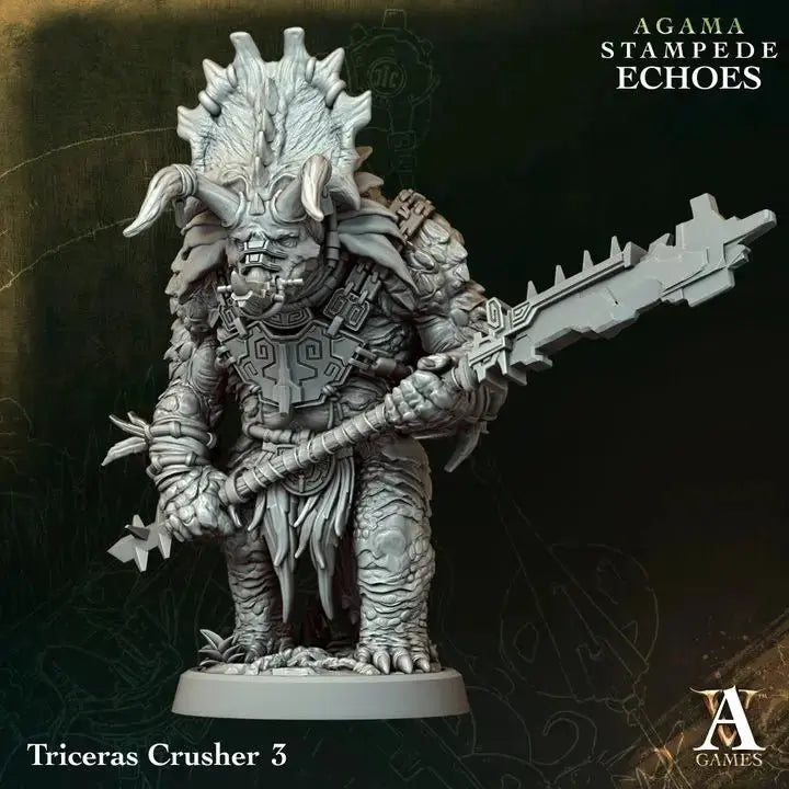 Agama - Stampede Echoes - STL Bundle - Archvillain Games
