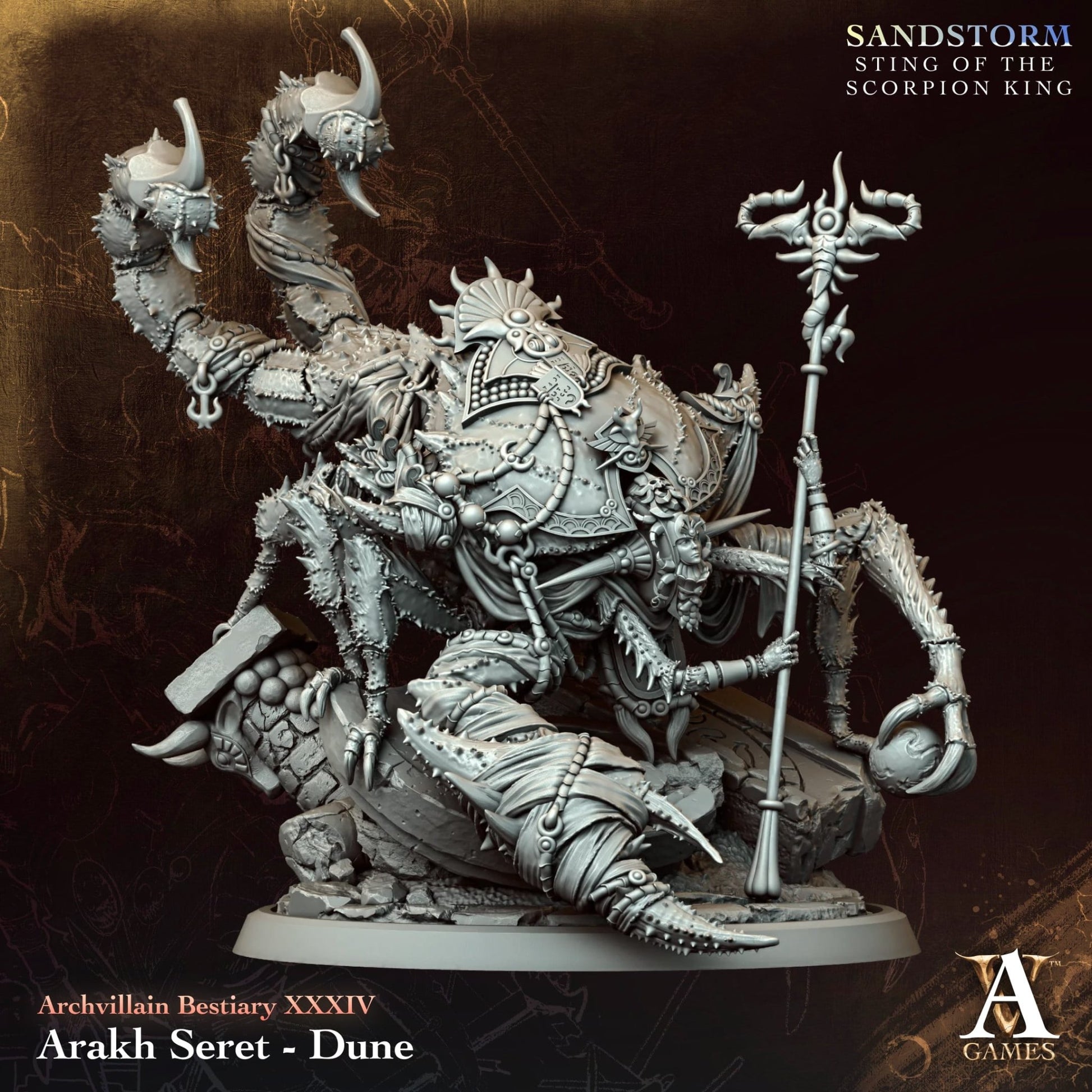Arakh Seret - Dune Oracle STL - Archvillain Games