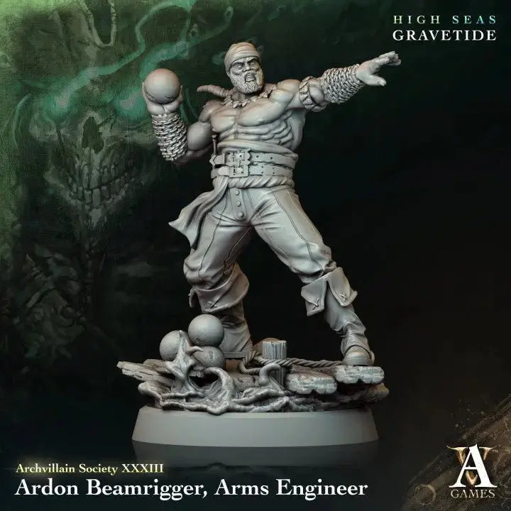Ardon Beamrigger - Arms Engineer - STL - Archvillain Games