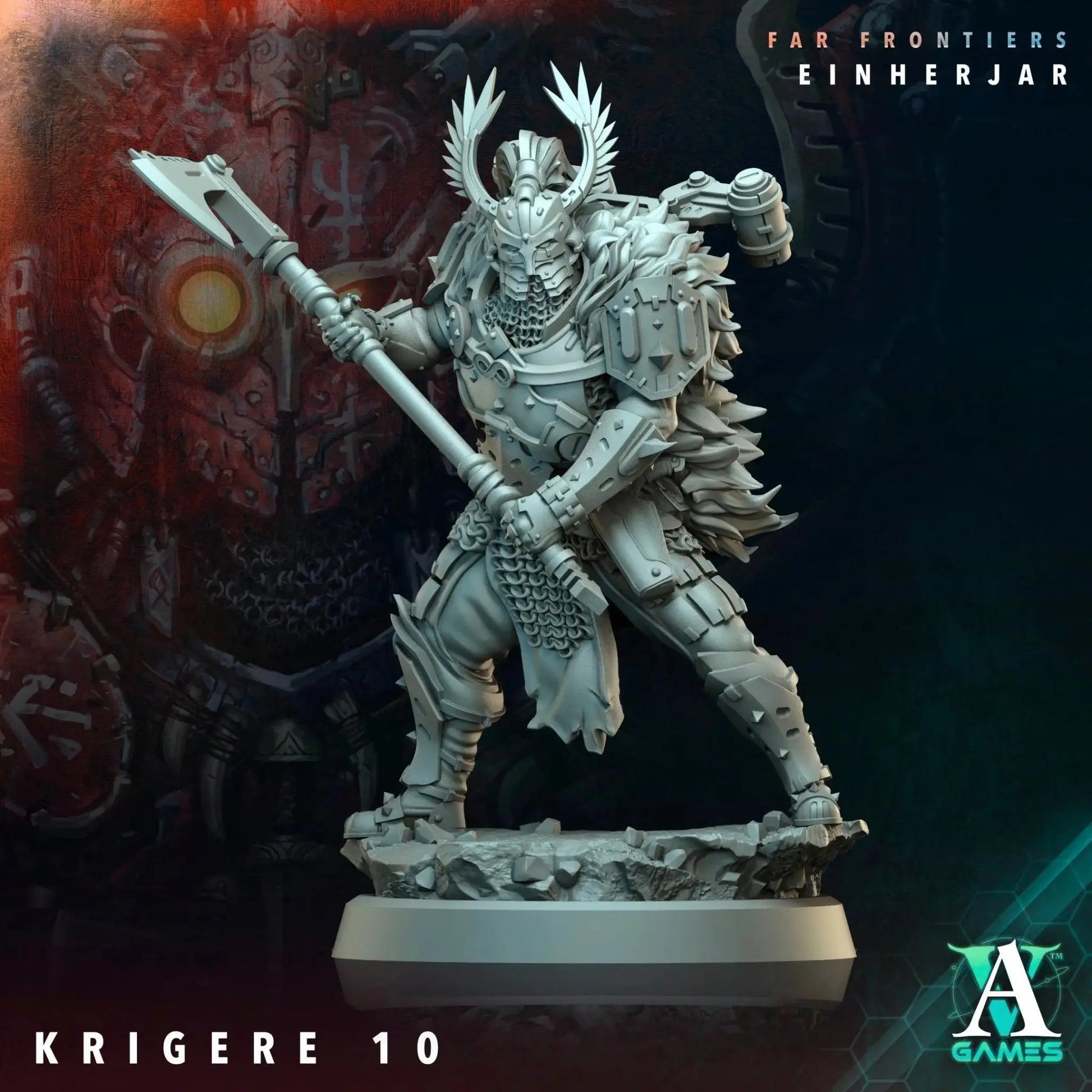 Asgardian Warclans - Einherjar - STL Bundle - Archvillain Games
