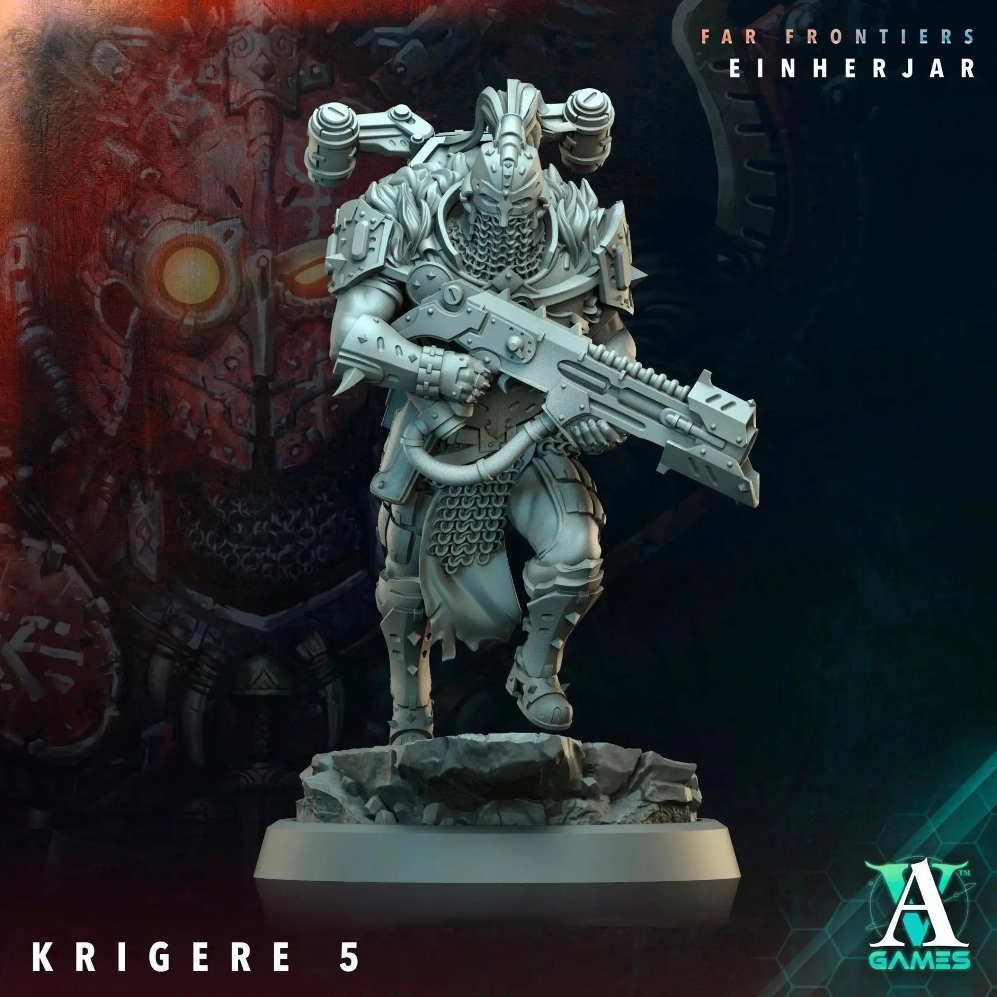 Asgardian Warclans - Einherjar - STL Bundle - Archvillain Games
