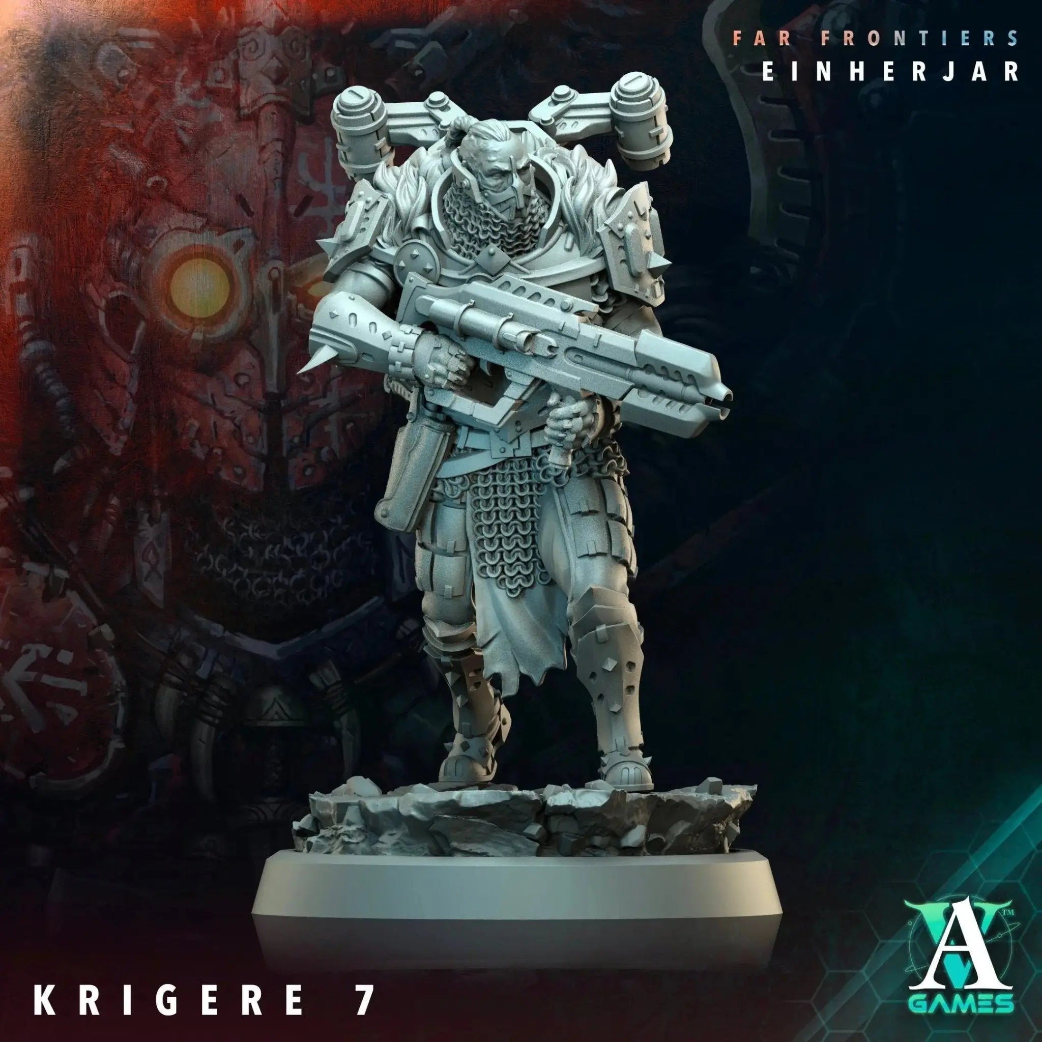 Asgardian Warclans - Einherjar - STL Bundle - Archvillain Games