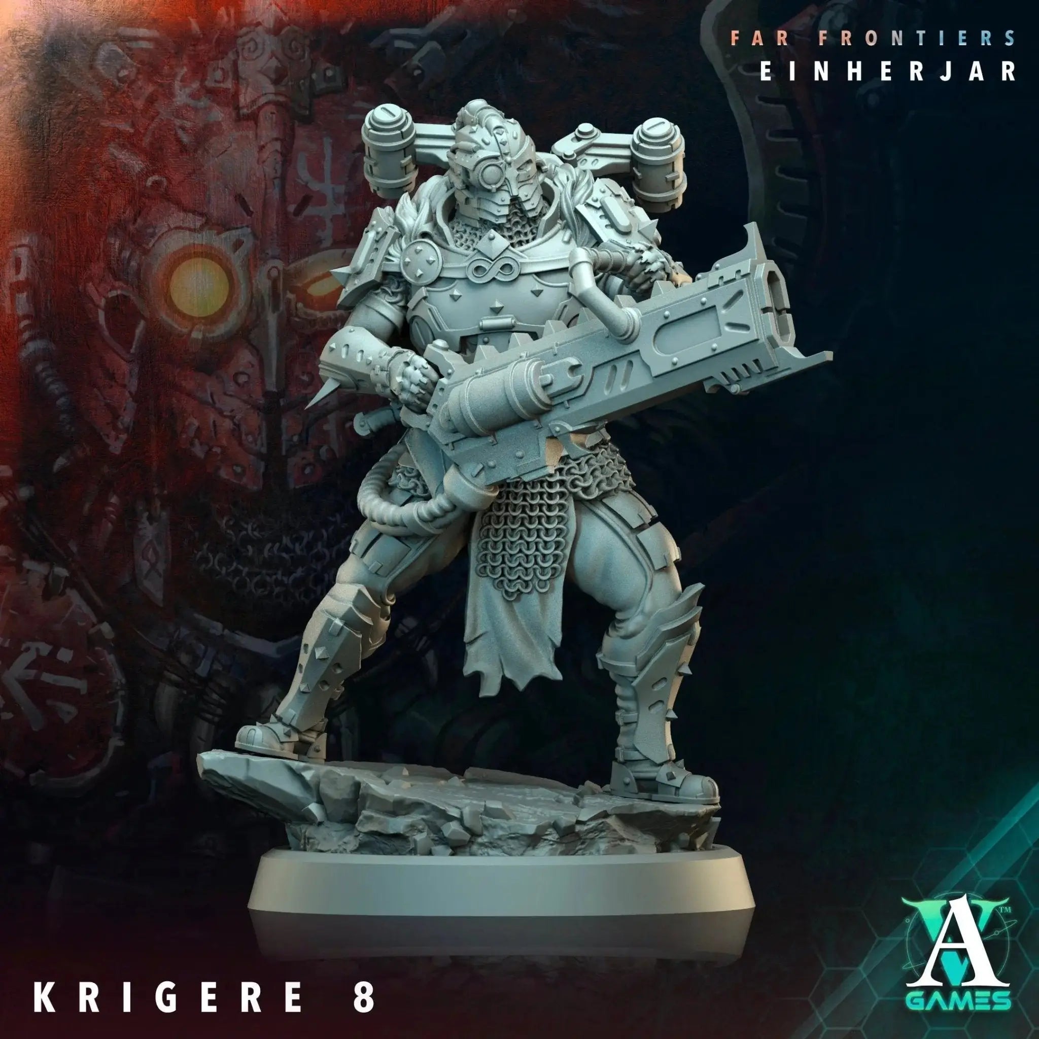 Asgardian Warclans - Einherjar - STL Bundle - Archvillain Games