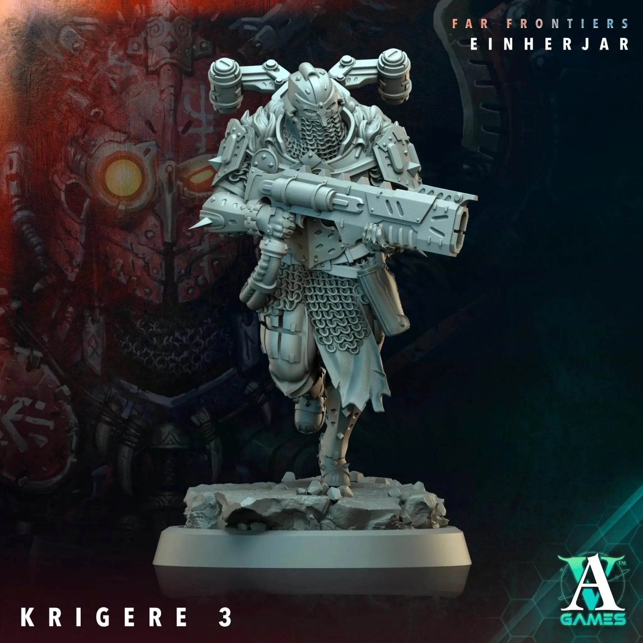 Asgardian Warclans - Einherjar - STL Bundle - Archvillain Games