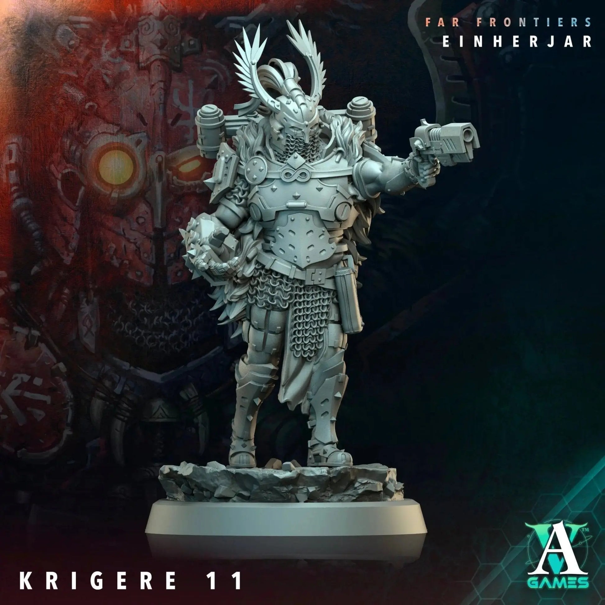 Asgardian Warclans - Einherjar - STL Bundle - Archvillain Games
