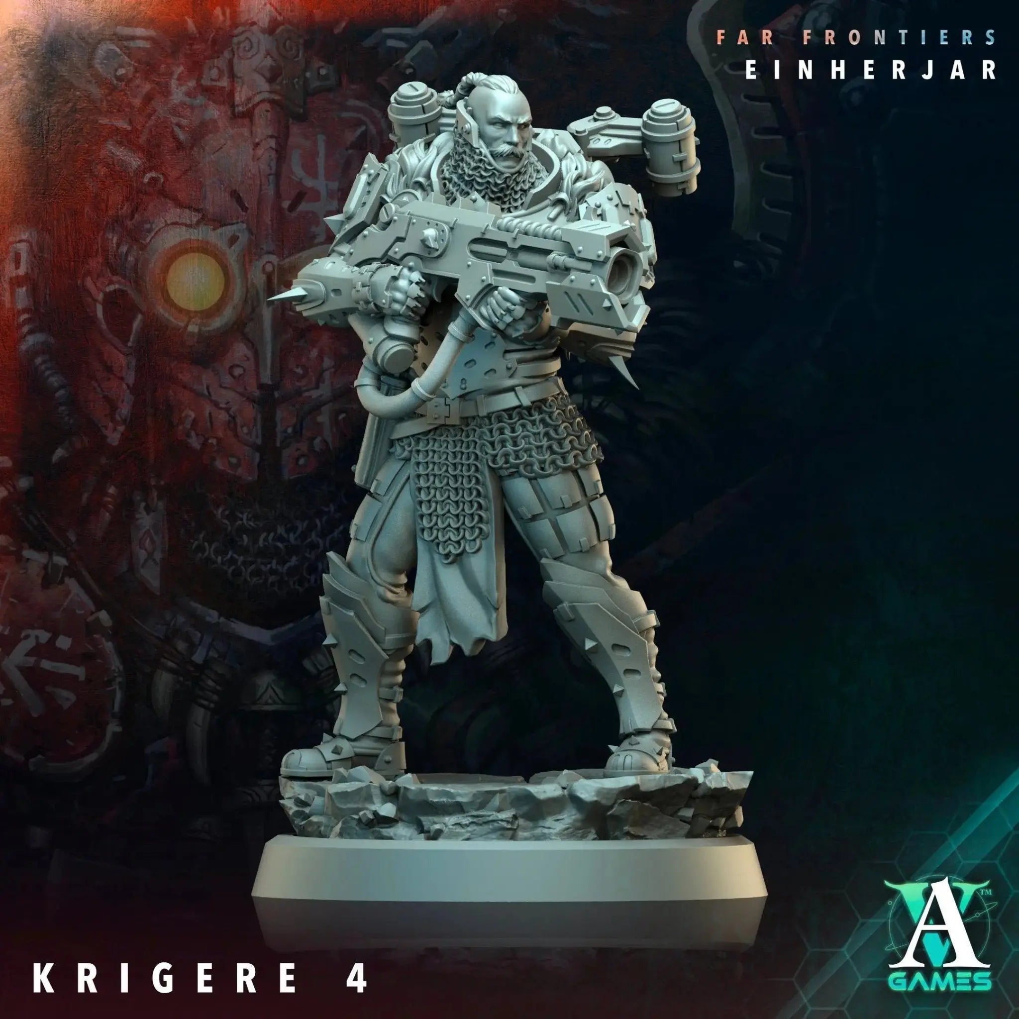 Asgardian Warclans - Einherjar - STL Bundle - Archvillain Games