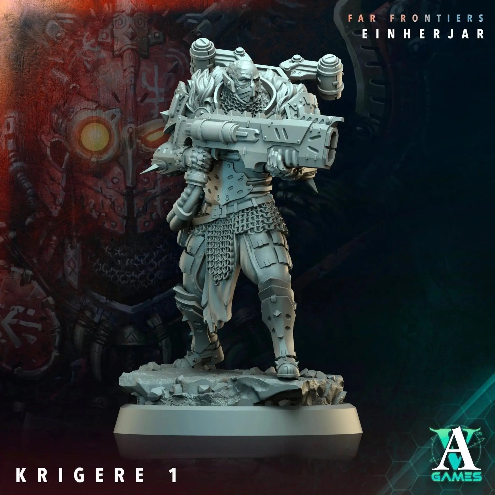 Asgardian Warclans - Einherjar - STL Bundle - Archvillain Games