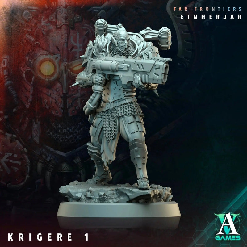 Asgardian Warclans - Einherjar - STL Bundle - Archvillain Games
