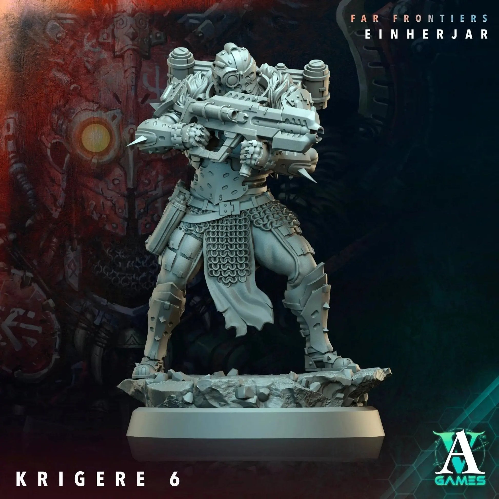 Asgardian Warclans - Einherjar - STL Bundle - Archvillain Games
