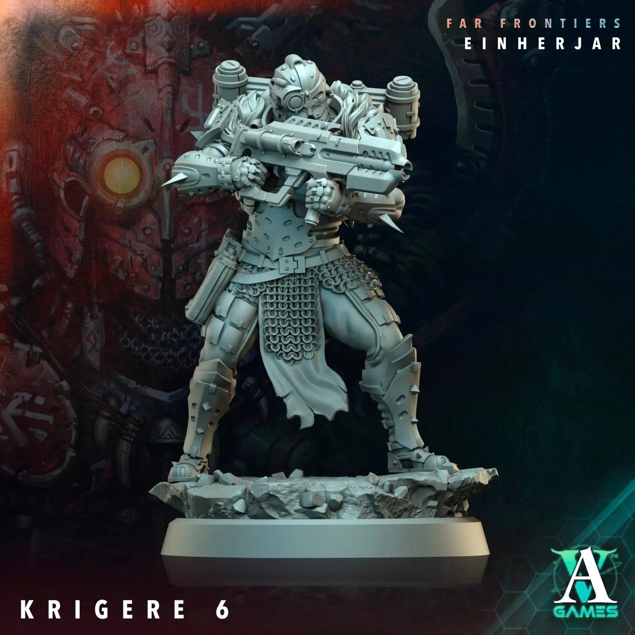 Asgardian Warclans - Einherjar - STL Bundle - Archvillain Games