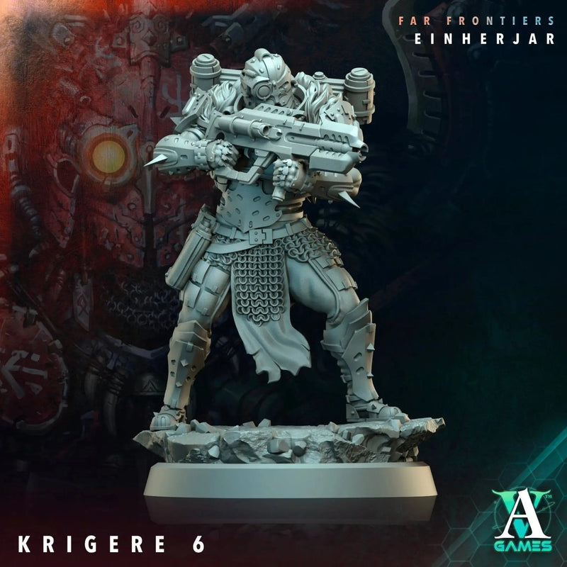 Asgardian Warclans - Einherjar - STL Bundle - Archvillain Games