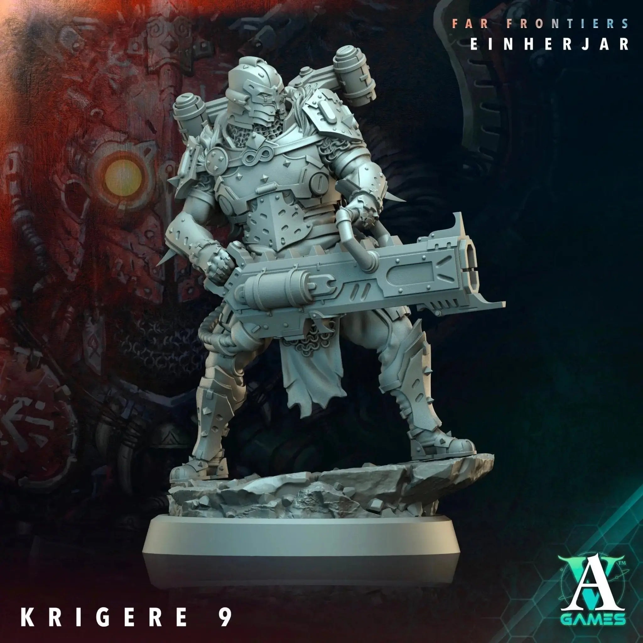 Asgardian Warclans - Einherjar - STL Bundle - Archvillain Games