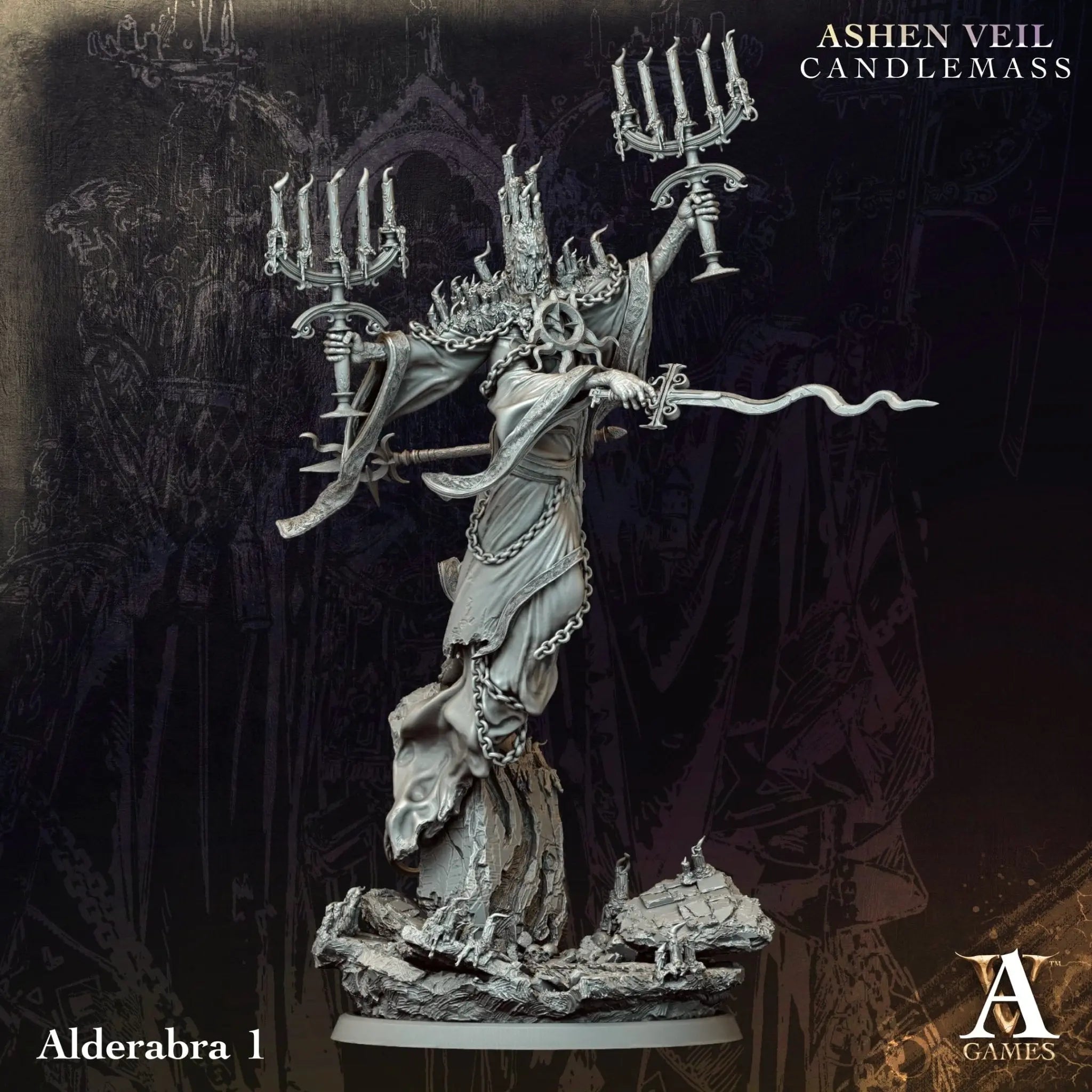 Ashen Veil - Candlemass - STL Bundle Archvillain Games