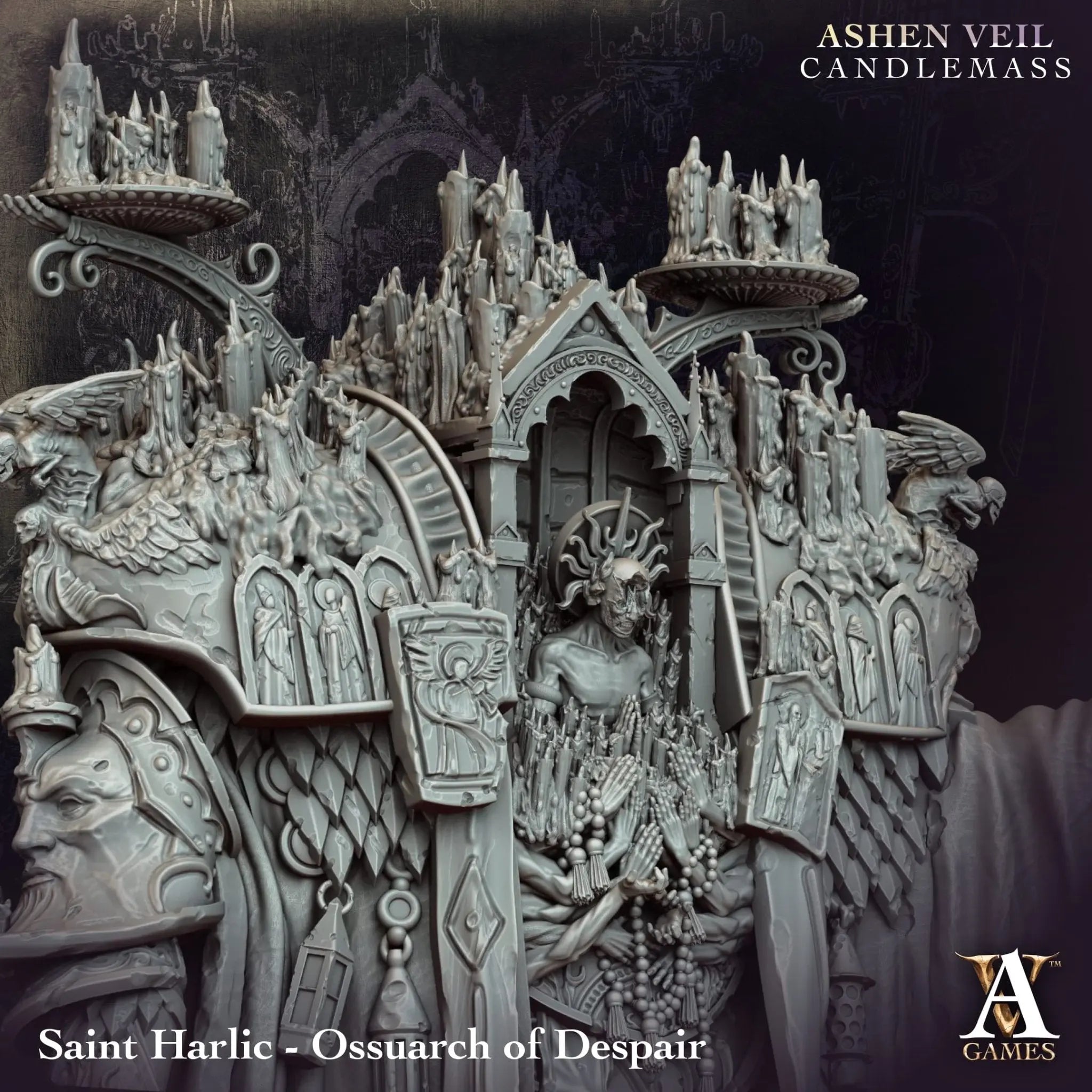 Ashen Veil - Candlemass - STL Bundle Archvillain Games