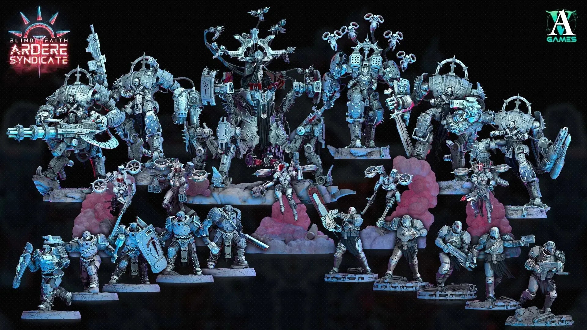 Astral Crusaders - Ardere Syndicate - STL Bundle - Archvillain Games