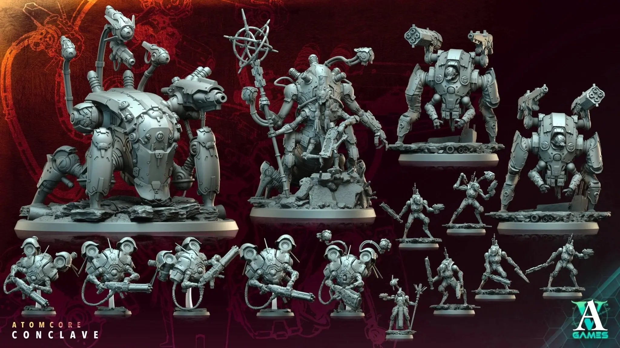 Atomcore - Conclave - STL Bundle - Archvillain Games