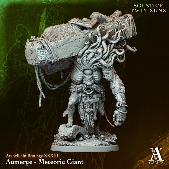 Aumerge - Meteoric Giant STL - Archvillain Games