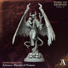 Aviraxa - Herald of Pazuzu - STL - Archvillain Games