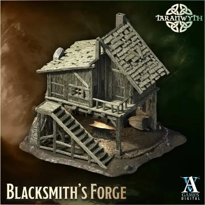 Blacksmith's Forge - STL - Archvillain Games