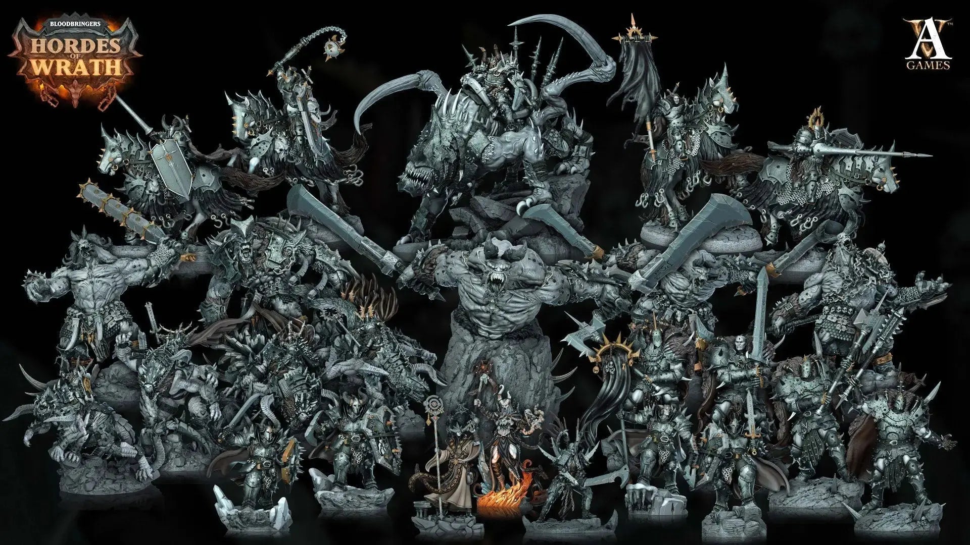 Bloodbringers - Hordes of Wrath - STL Bundle - Archvillain Games