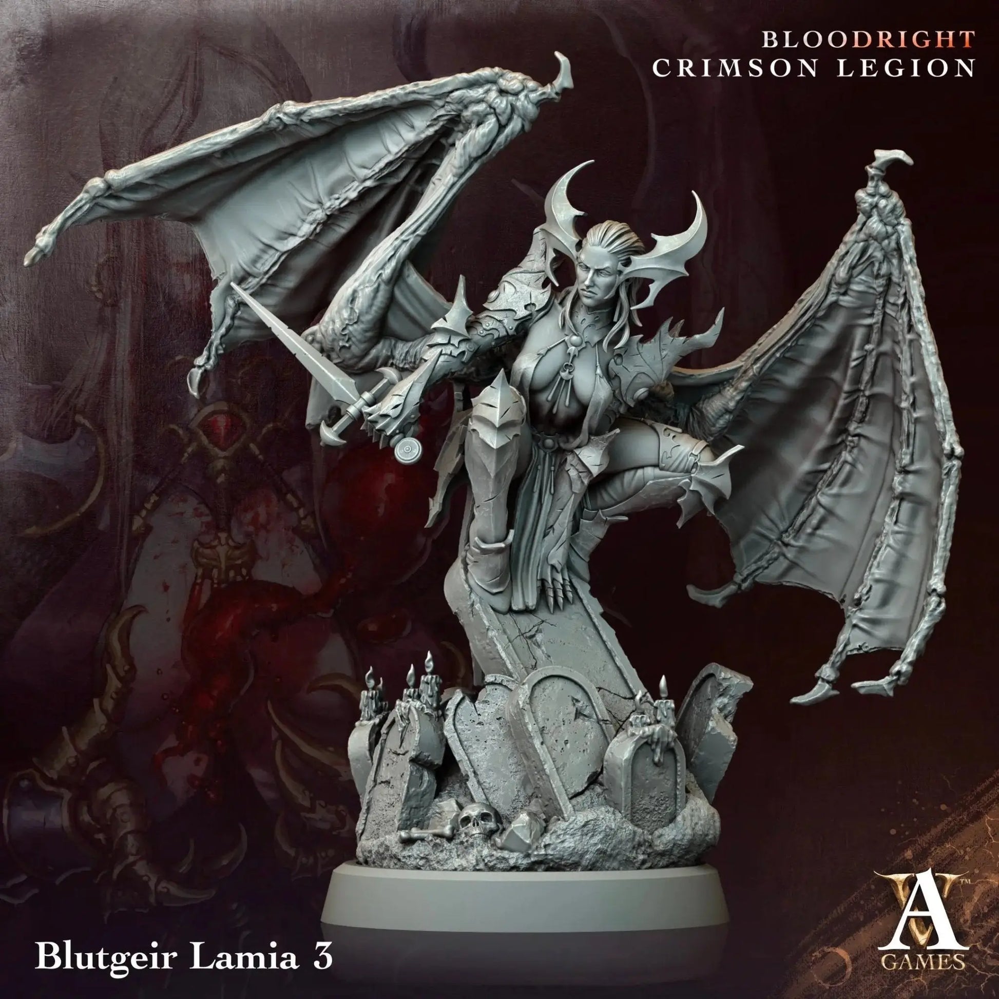 Bloodright - Crimson Legion - STL Bundle - Archvillain Games