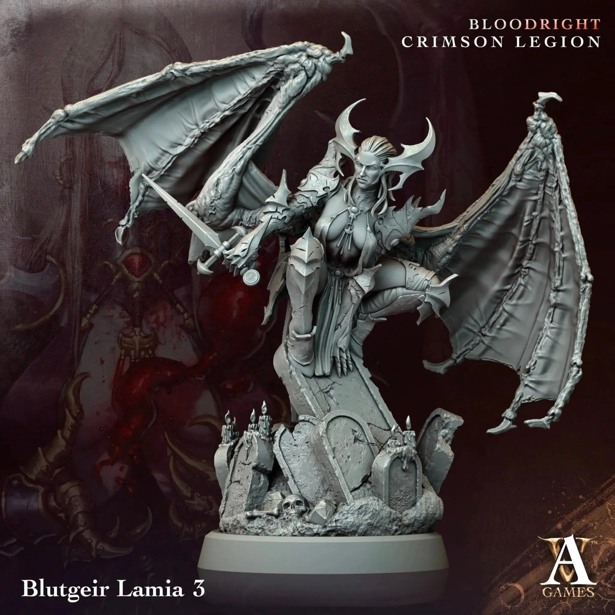 Bloodright - Crimson Legion - STL Bundle - Archvillain Games