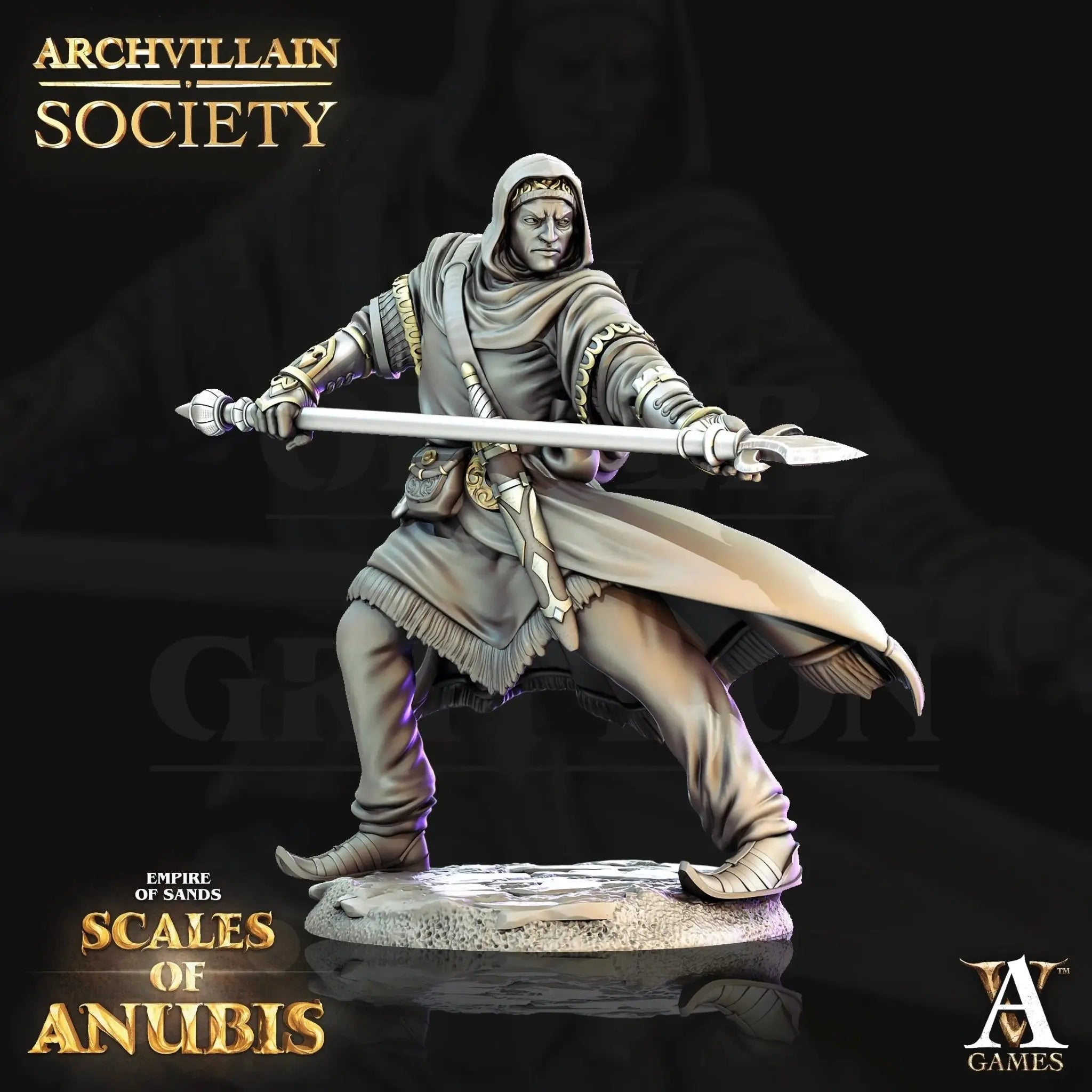 Brother Mejin - Keeper of Secrets - STL - Archvillain Games