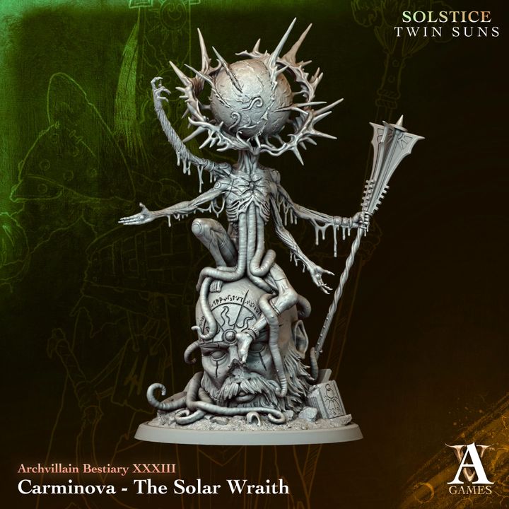 Carminova - The Solar Wraith STL - Archvillain Games