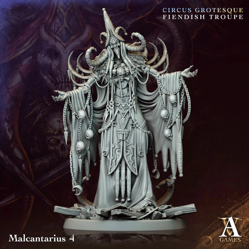 Circus Grotesque - Fiendish Troupe - STL Bundle - Archvillain Games