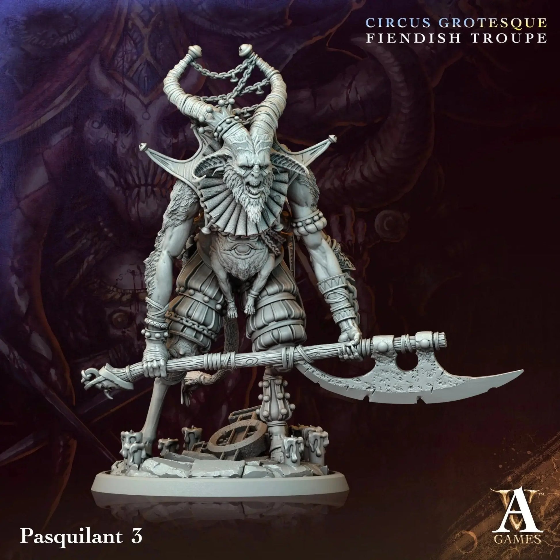Circus Grotesque - Fiendish Troupe - STL Bundle - Archvillain Games