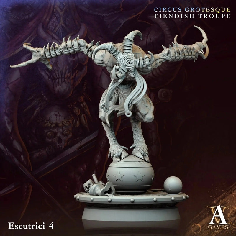Circus Grotesque - Fiendish Troupe - STL Bundle - Archvillain Games