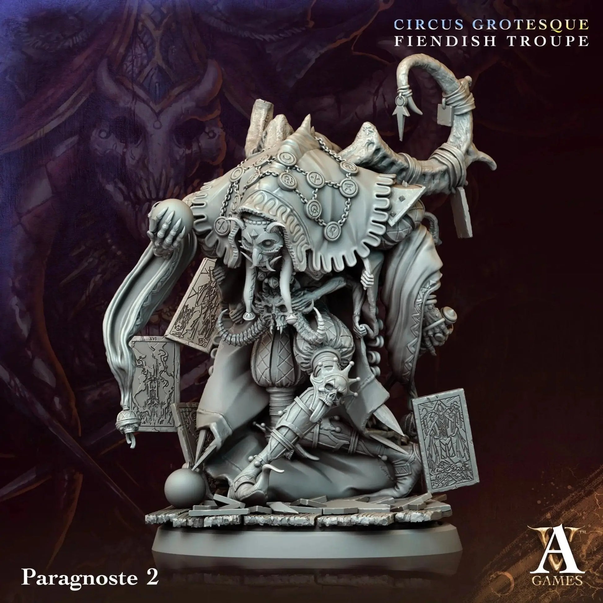 Circus Grotesque - Fiendish Troupe - STL Bundle - Archvillain Games