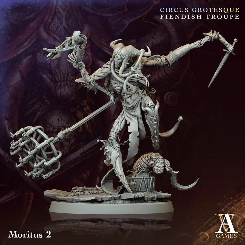 Circus Grotesque - Fiendish Troupe - STL Bundle - Archvillain Games