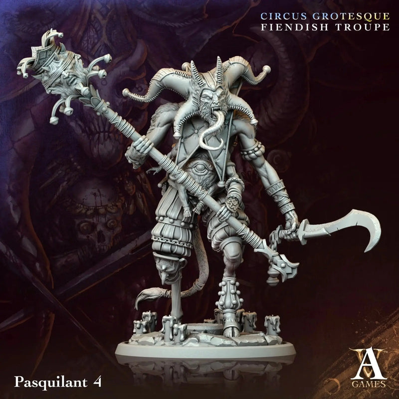 Circus Grotesque - Fiendish Troupe - STL Bundle - Archvillain Games