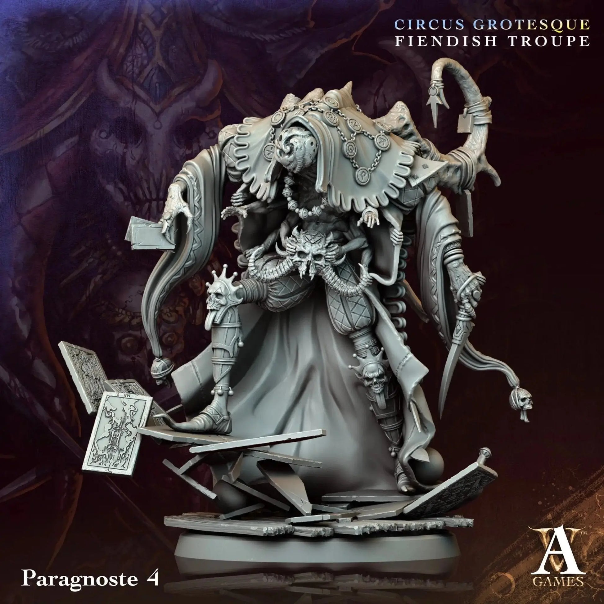 Circus Grotesque - Fiendish Troupe - STL Bundle - Archvillain Games