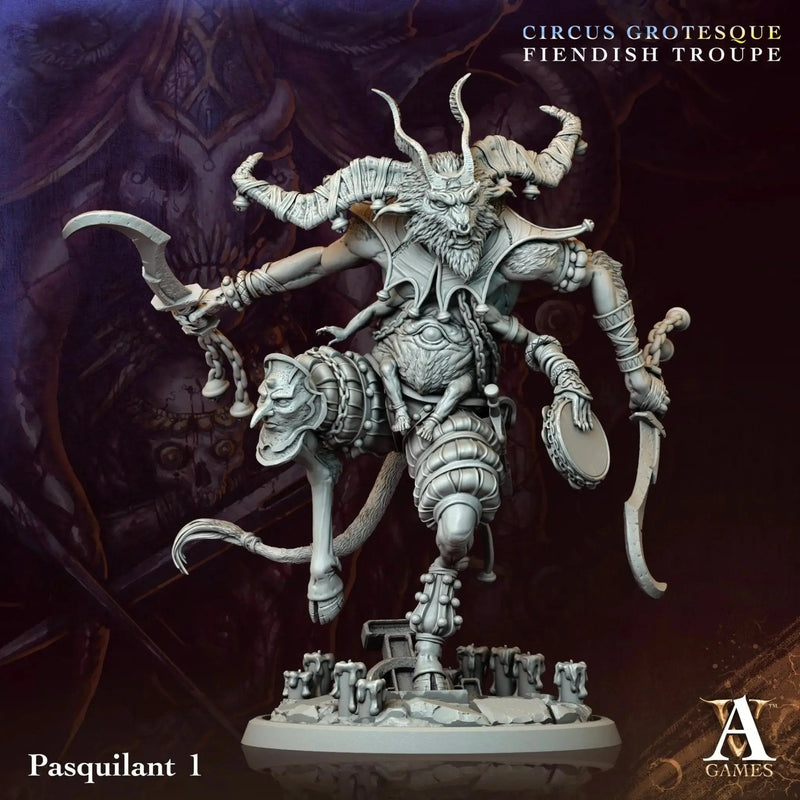 Circus Grotesque - Fiendish Troupe - STL Bundle - Archvillain Games