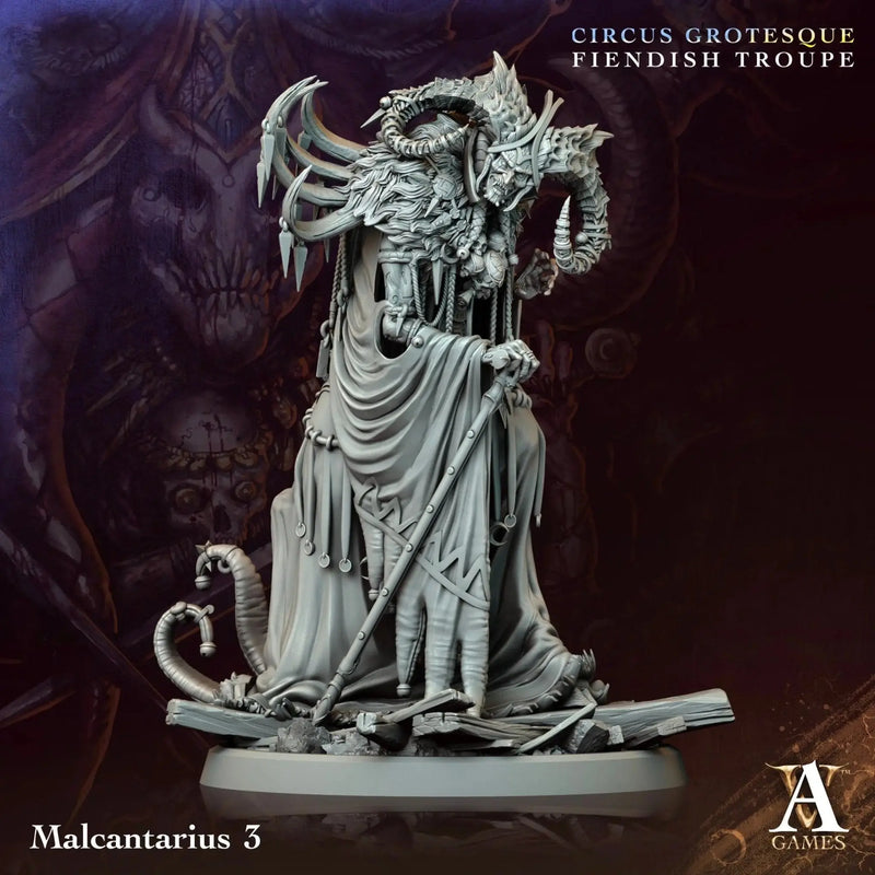 Circus Grotesque - Fiendish Troupe - STL Bundle - Archvillain Games
