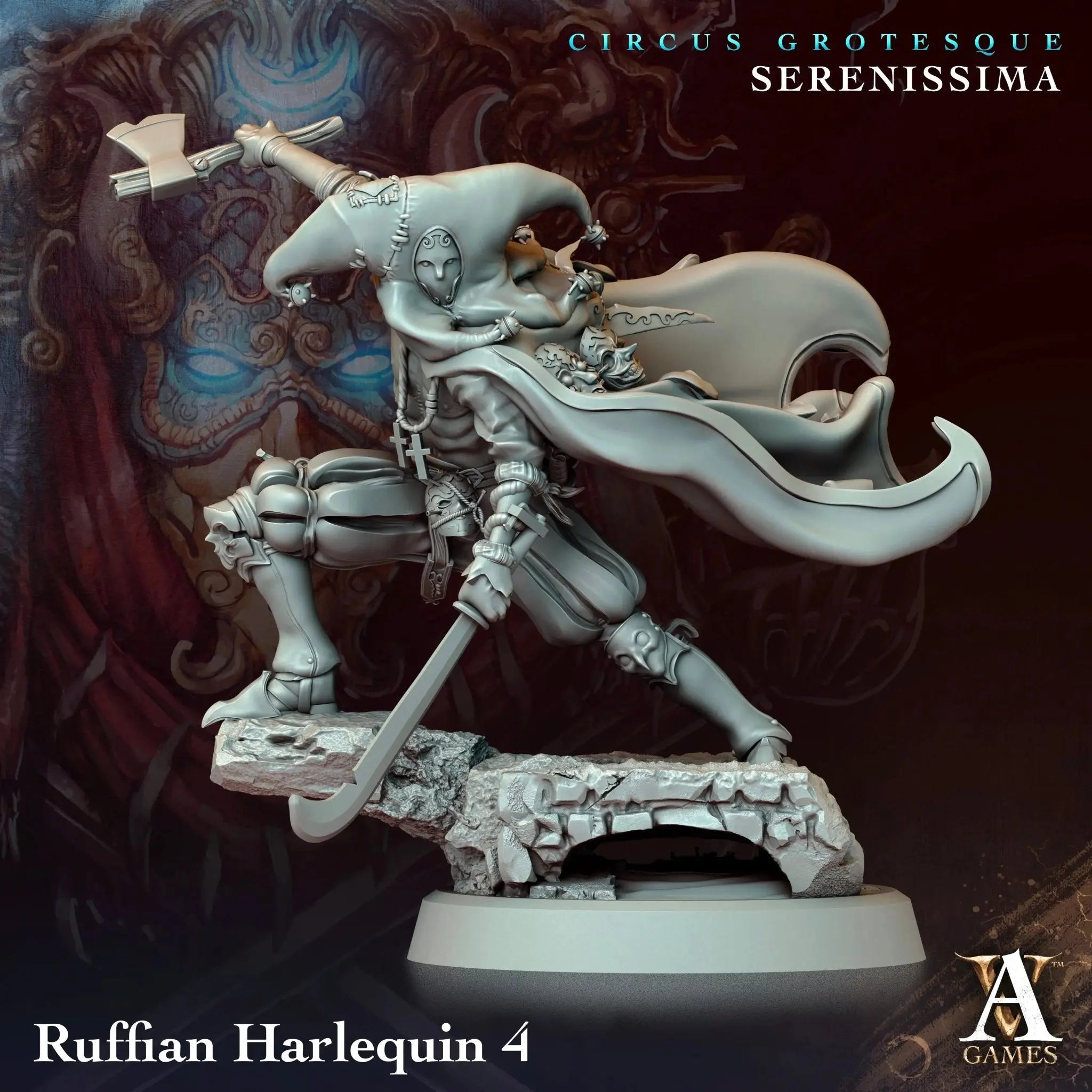 Circus Grotesque - Serenissima - STL Bundle - Archvillain Games