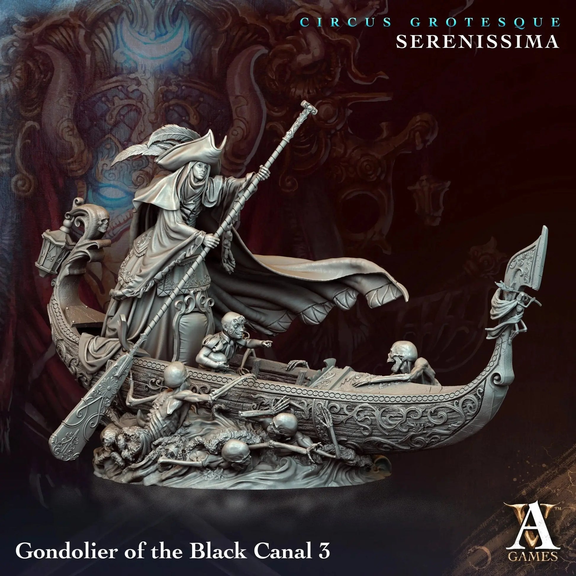 Circus Grotesque - Serenissima - STL Bundle - Archvillain Games