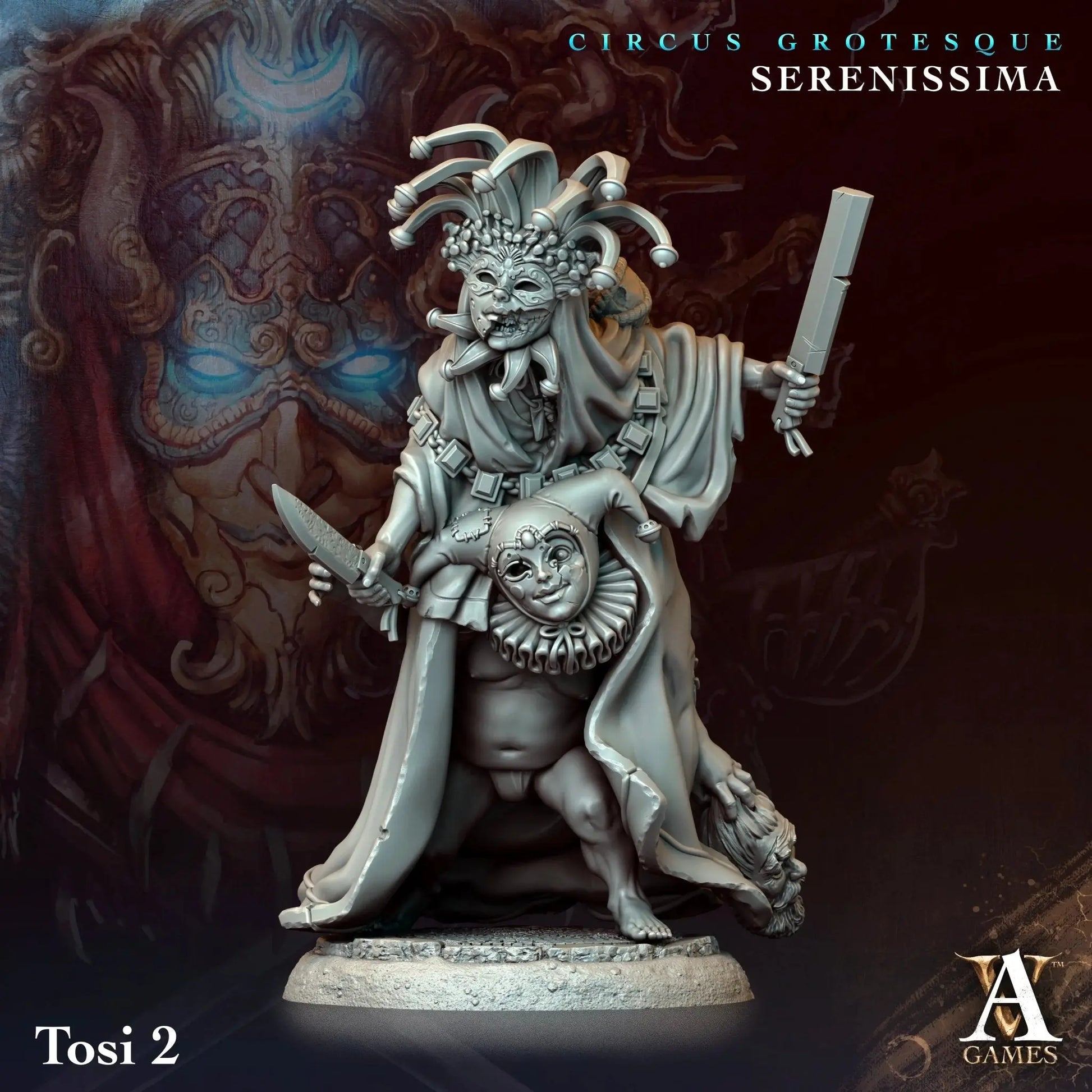 Circus Grotesque - Serenissima - STL Bundle - Archvillain Games