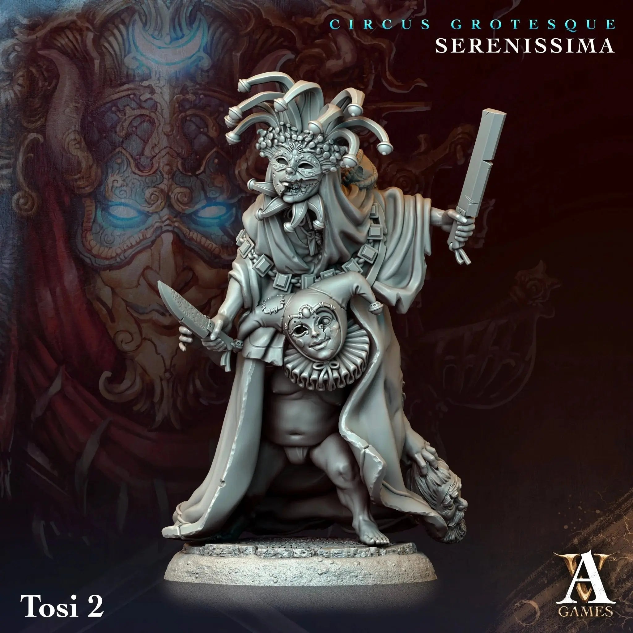 Circus Grotesque - Serenissima - STL Bundle - Archvillain Games