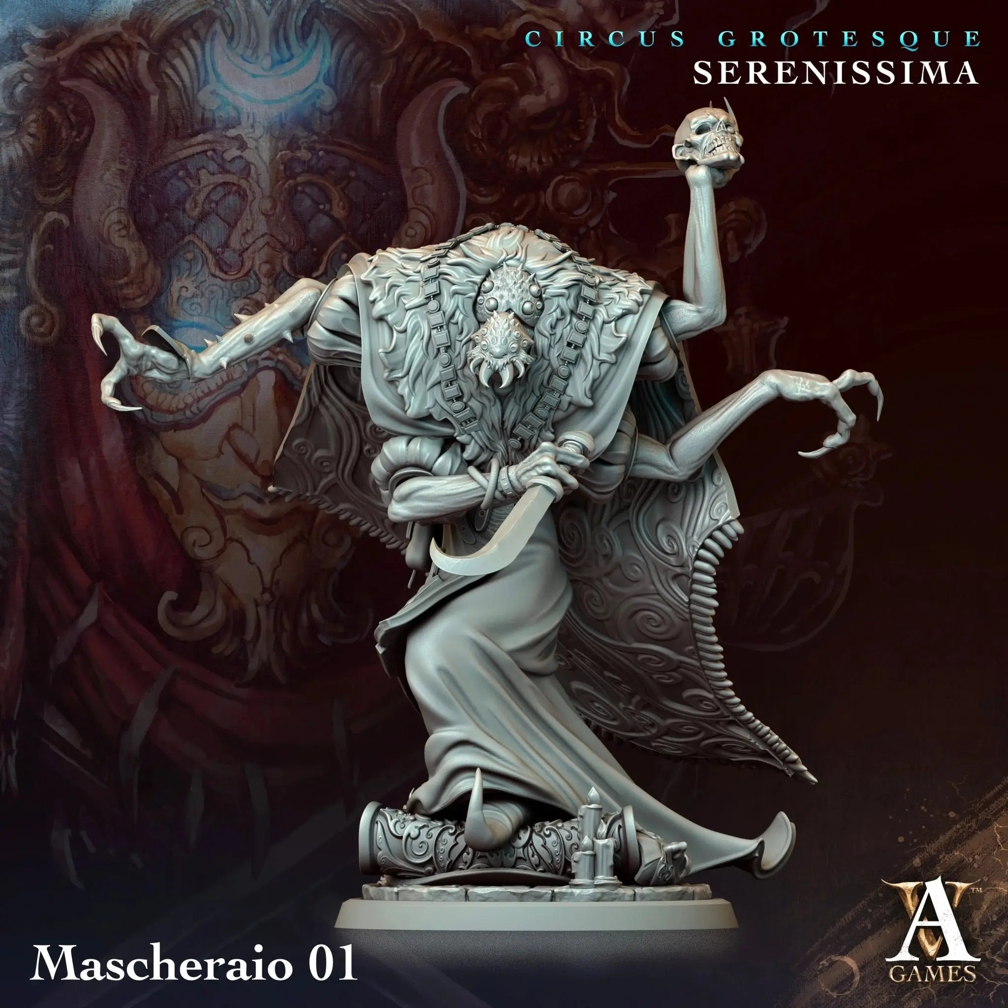 Circus Grotesque - Serenissima - STL Bundle - Archvillain Games