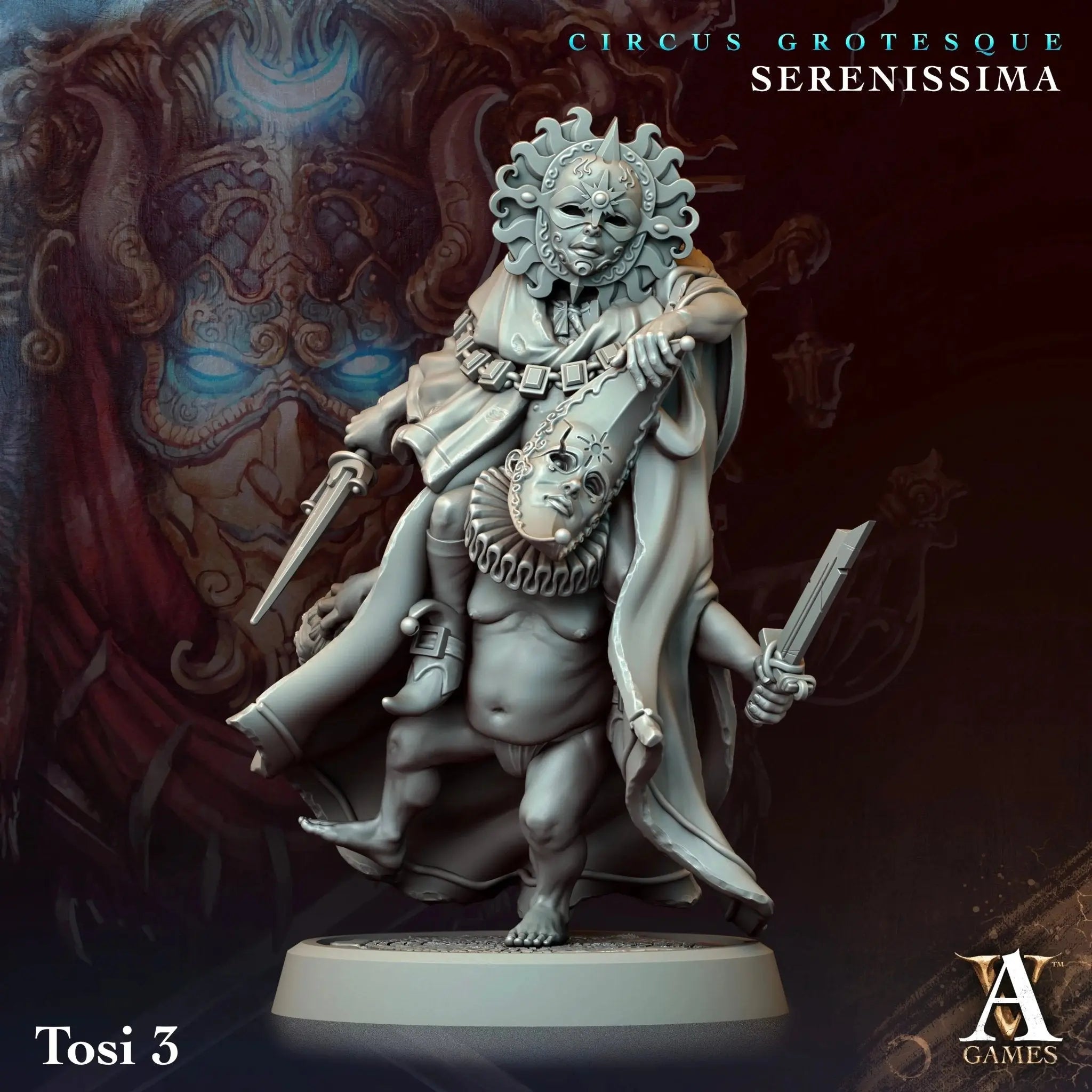 Circus Grotesque - Serenissima - STL Bundle - Archvillain Games
