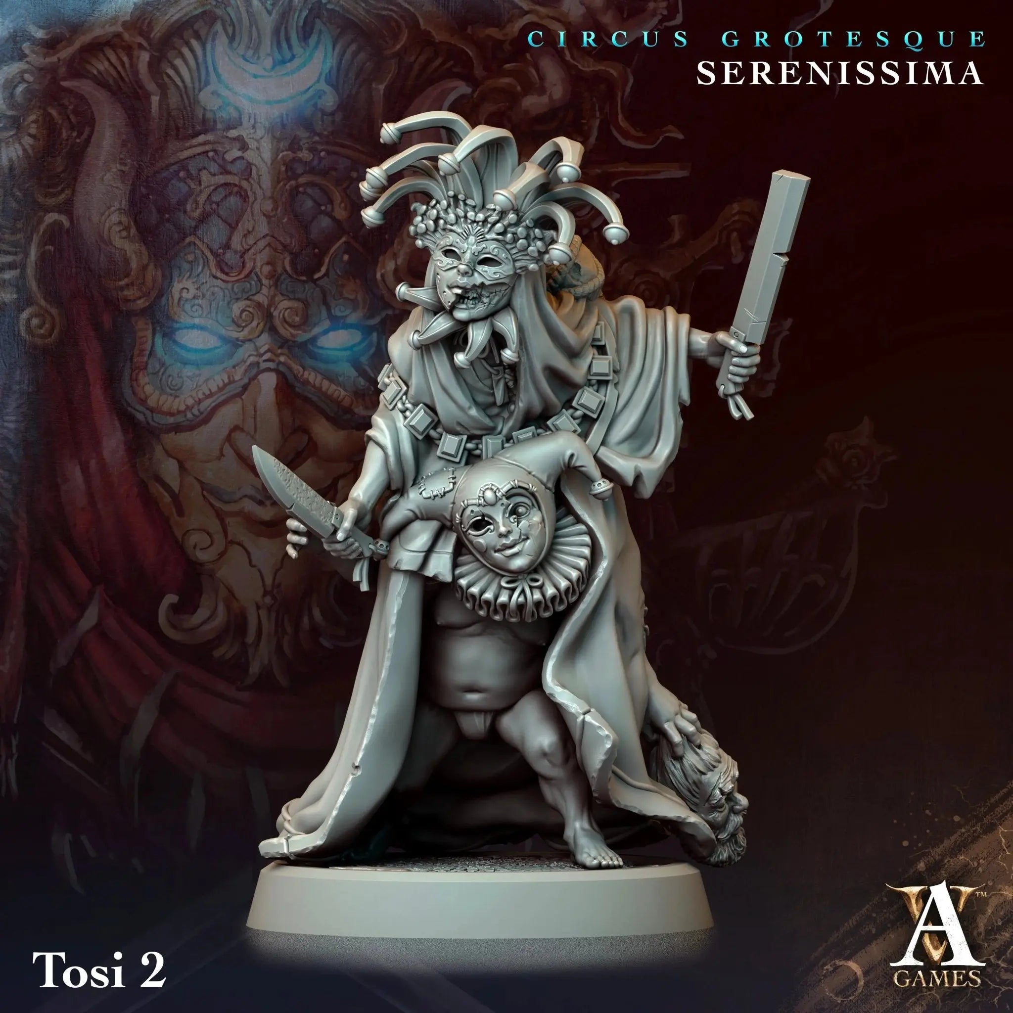 Circus Grotesque - Serenissima - STL Bundle - Archvillain Games