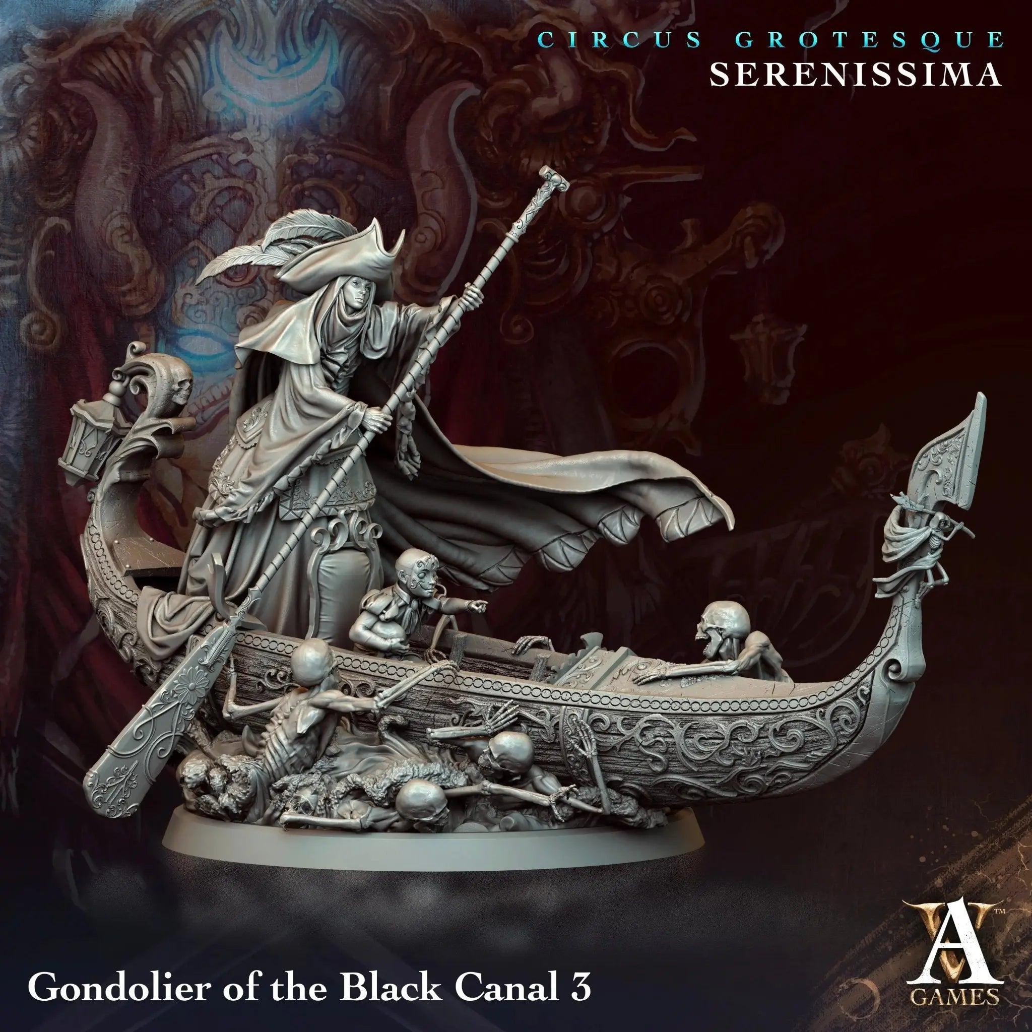 Circus Grotesque - Serenissima - STL Bundle - Archvillain Games