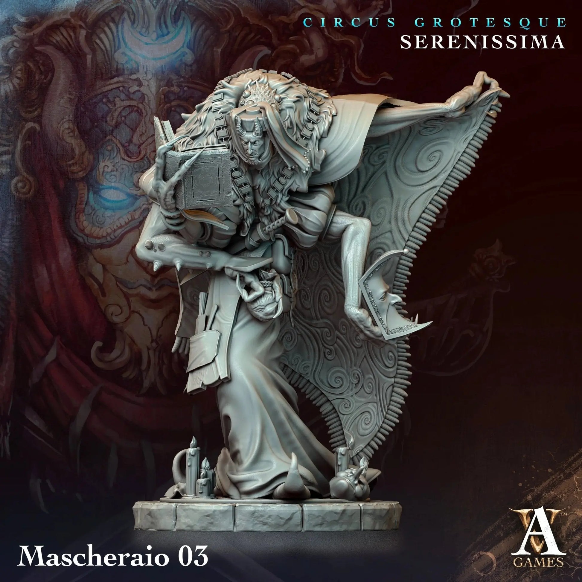 Circus Grotesque - Serenissima - STL Bundle - Archvillain Games