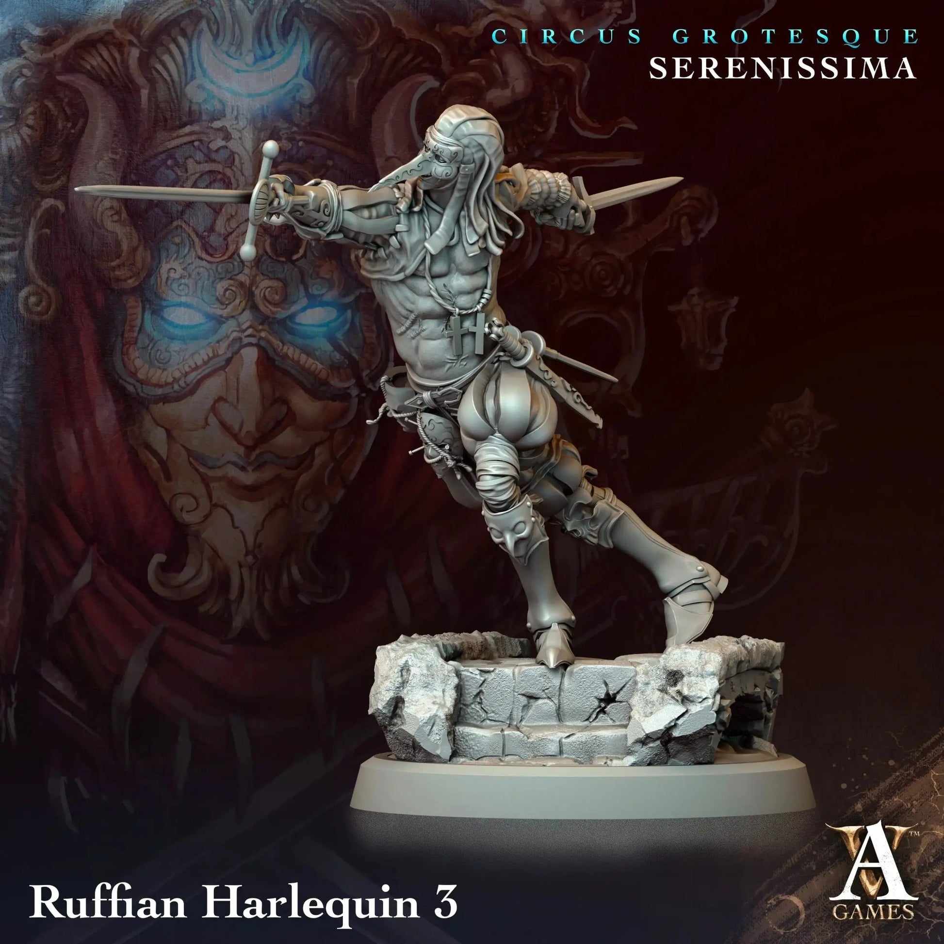 Circus Grotesque - Serenissima - STL Bundle - Archvillain Games