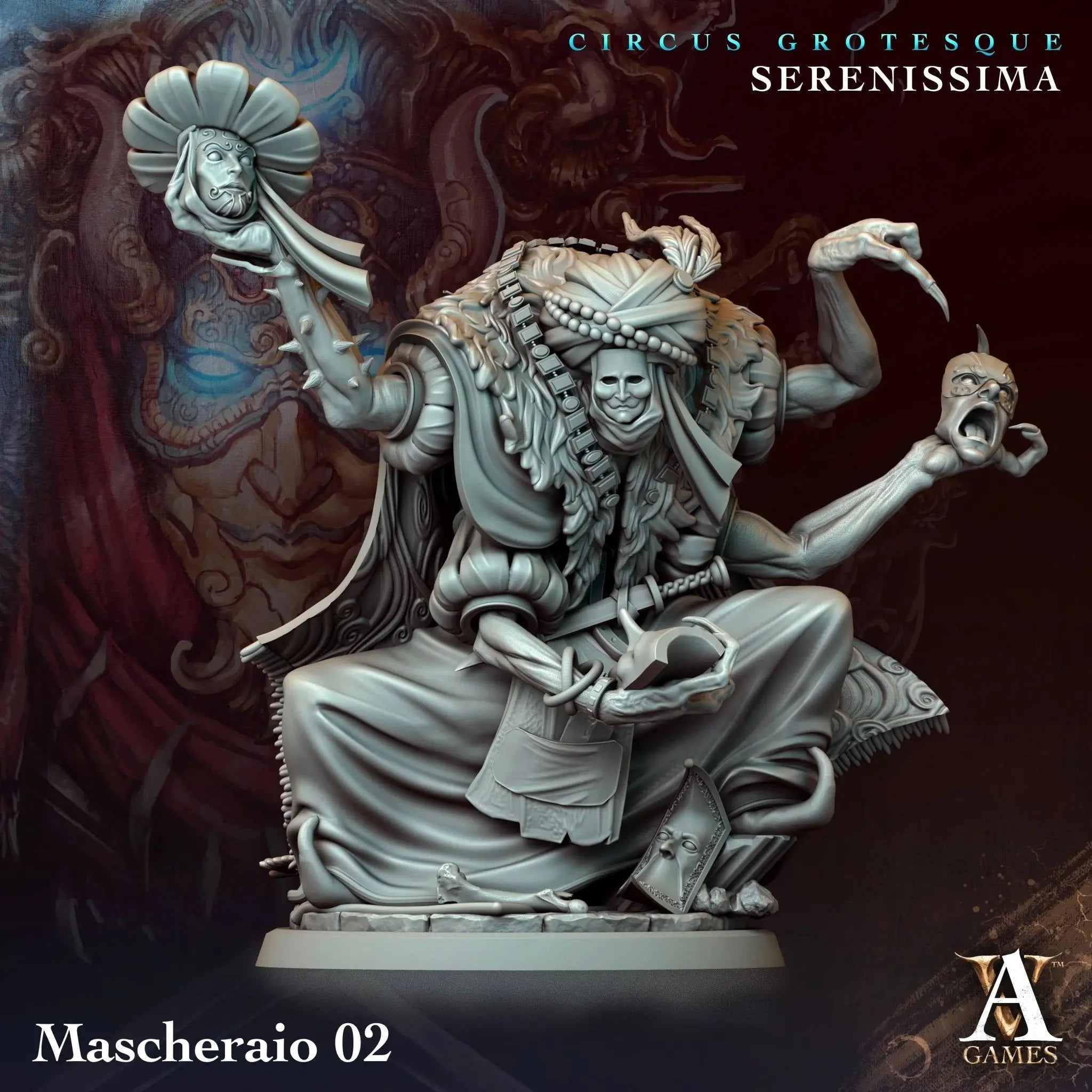 Circus Grotesque - Serenissima - STL Bundle - Archvillain Games